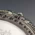1899年 英国アンティーク 純銀製サルヴァ カードトレイ 直径22cm 315g Mappin Brothers